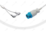 Siemens Compatible Reusable SpO2 Sensor 10ft  - Round 10-pin Connector