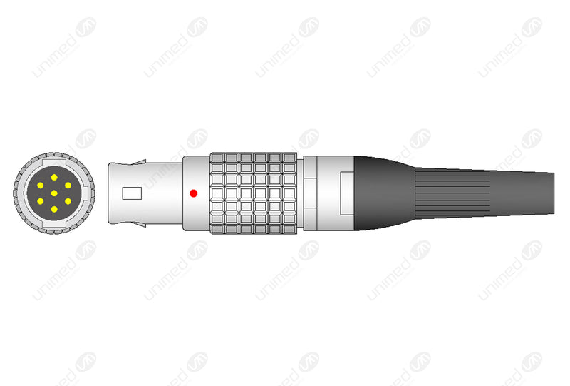 Invivo Compatible SpO2 Interface Cable  - 7ft