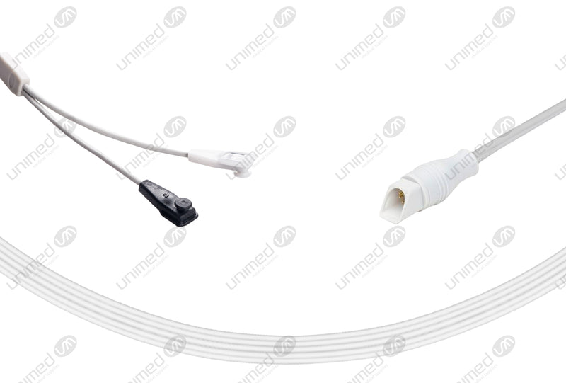 Novametrix Compatible Reusable SpO2 Sensor 3.6ft - Round 6-pin Connector