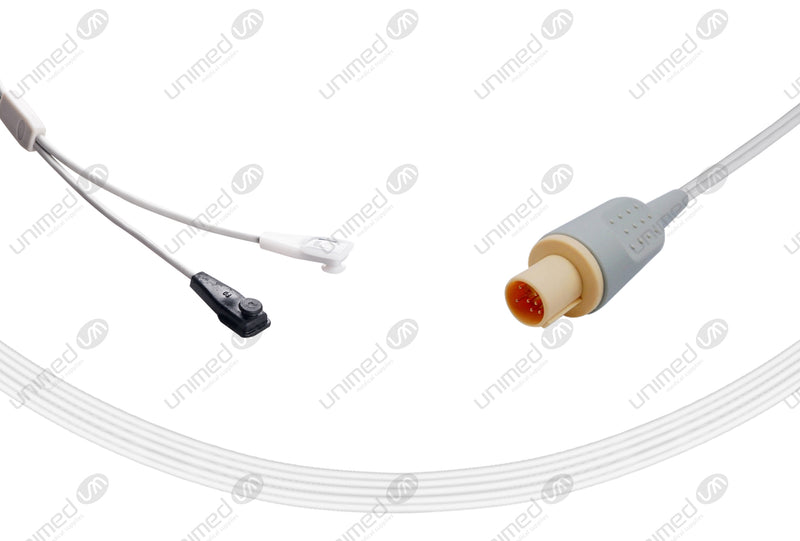 GE-Hellige Compatible Reusable SpO2 Sensor 10ft  - Round 7-pin Connector