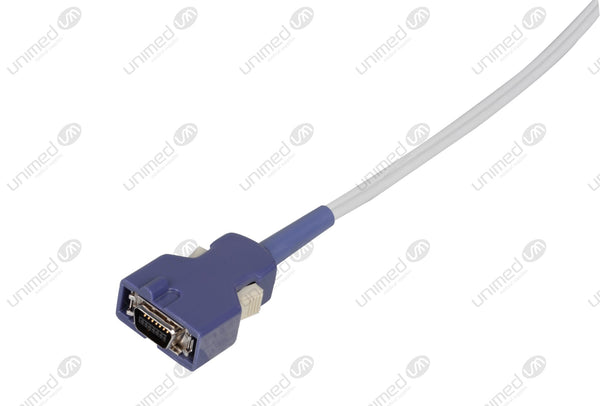 Nellcor Compatible Reusable SpO2 Sensor 10ft  - Rectangle 14-pin Connector