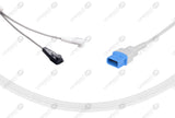 Spacelabs Compatible Reusable SpO2 Sensor 10ft  - Rectangle 10-pin Connector