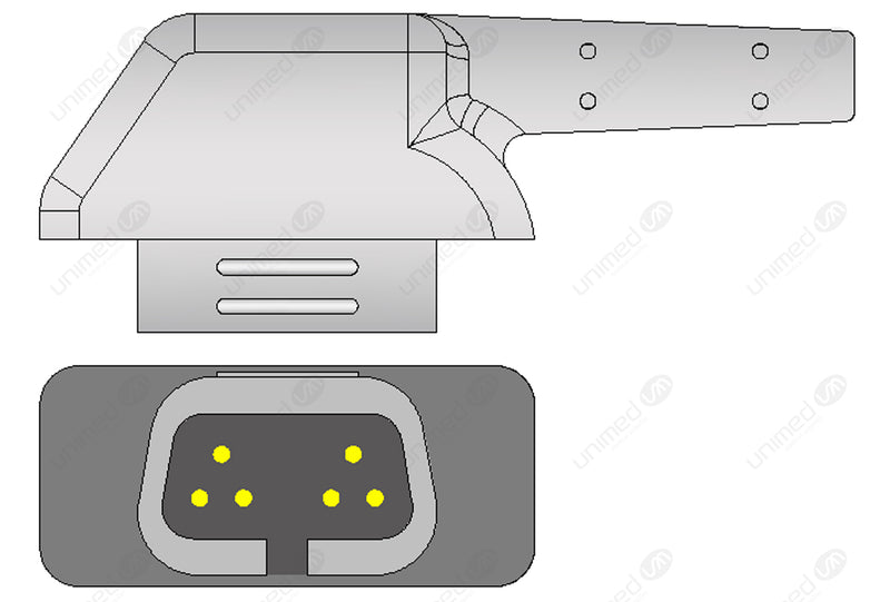 CSI Compatible Reusable SpO2 Sensors - DB-9 Male Connector