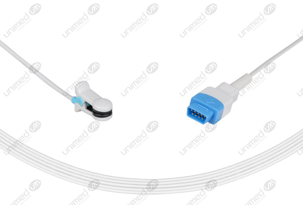 GE TruSignal Compatible Reusable SpO2 Sensors 3.6ft  Adult Ear Clip
