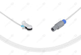 Risingmed Compatible Reusable SpO2 Sensor 10ft  - 6-pin lemo Connector