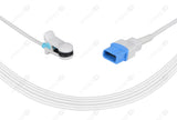 Spacelabs Compatible Reusable SpO2 Sensor 10ft  - Rectangle 10-pin Connector