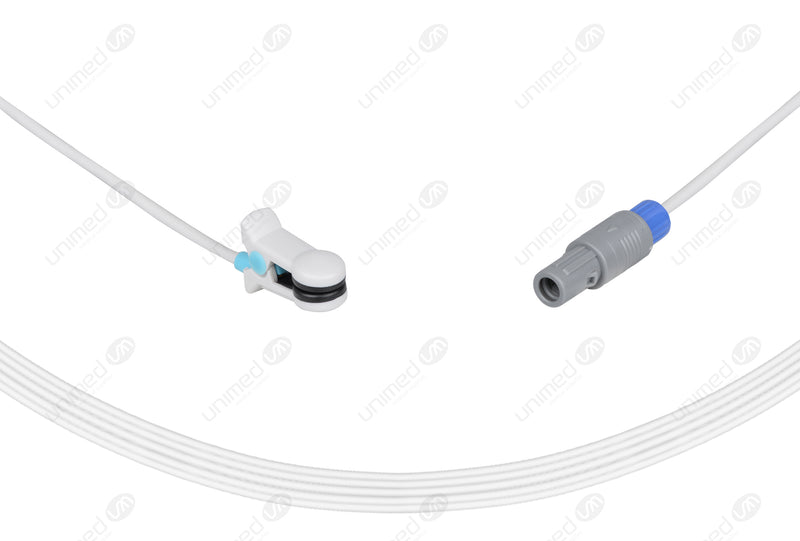 OMNI Compatible Reusable SpO2 Sensor 10ft  - 5-pin Lemo Connector